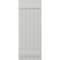Ekena Millwork Americraft 6-Board, 2 Batten Exterior Real Wood Joined Board-n-Batten Shutters, ARW101BB621X52STH, PR ARW101BB621X52STH - alternate 3